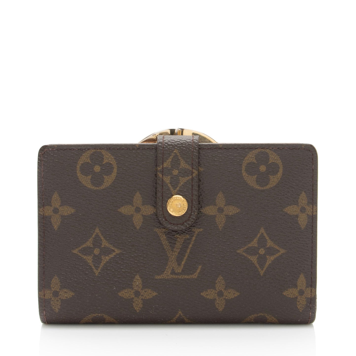 Louis Vuitton Vintage Monogram Canvas French Purse Wallet (SHF-k4pHWw)