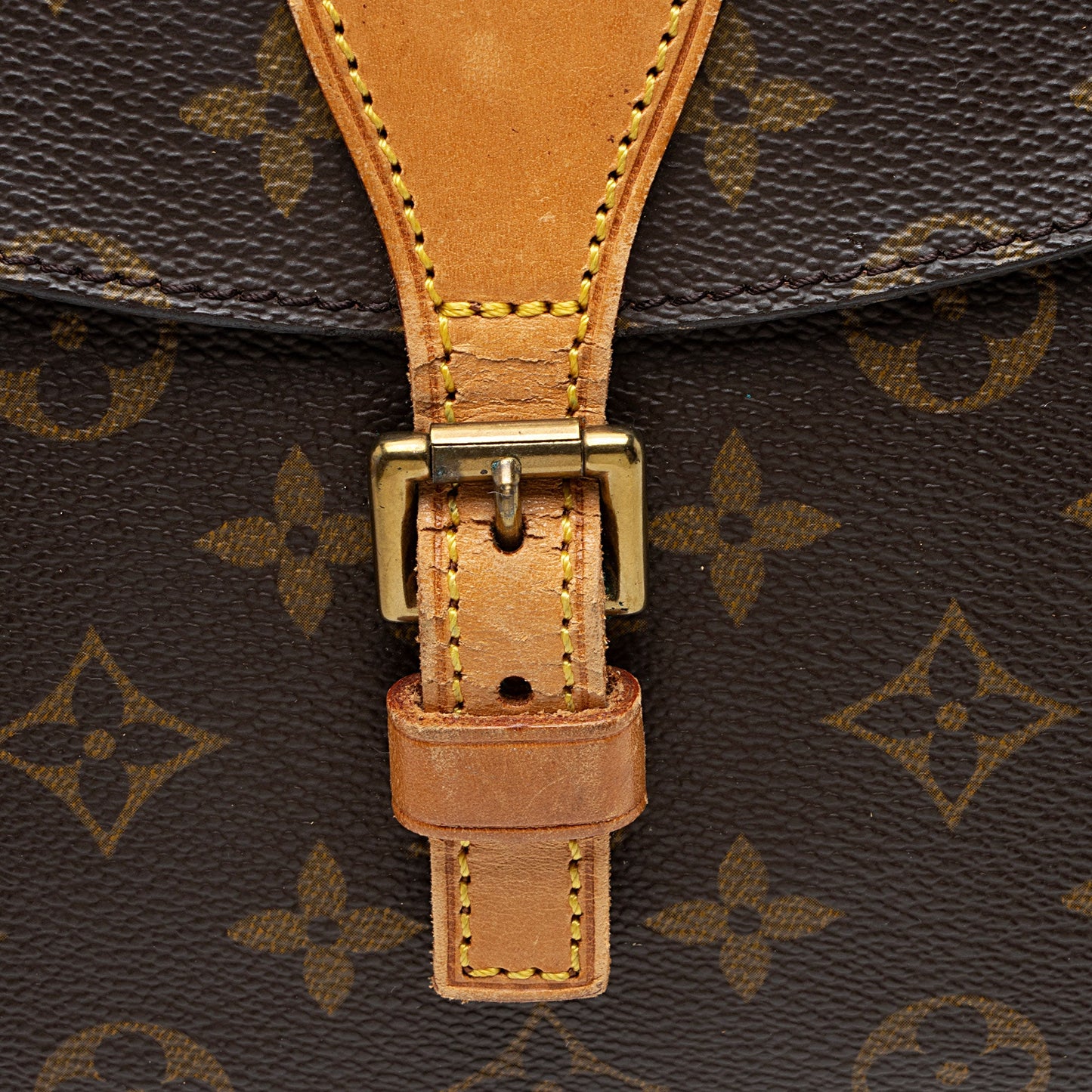 Louis Vuitton Vintage Monogram Canvas Jeune Fille MM Shoulder Bag