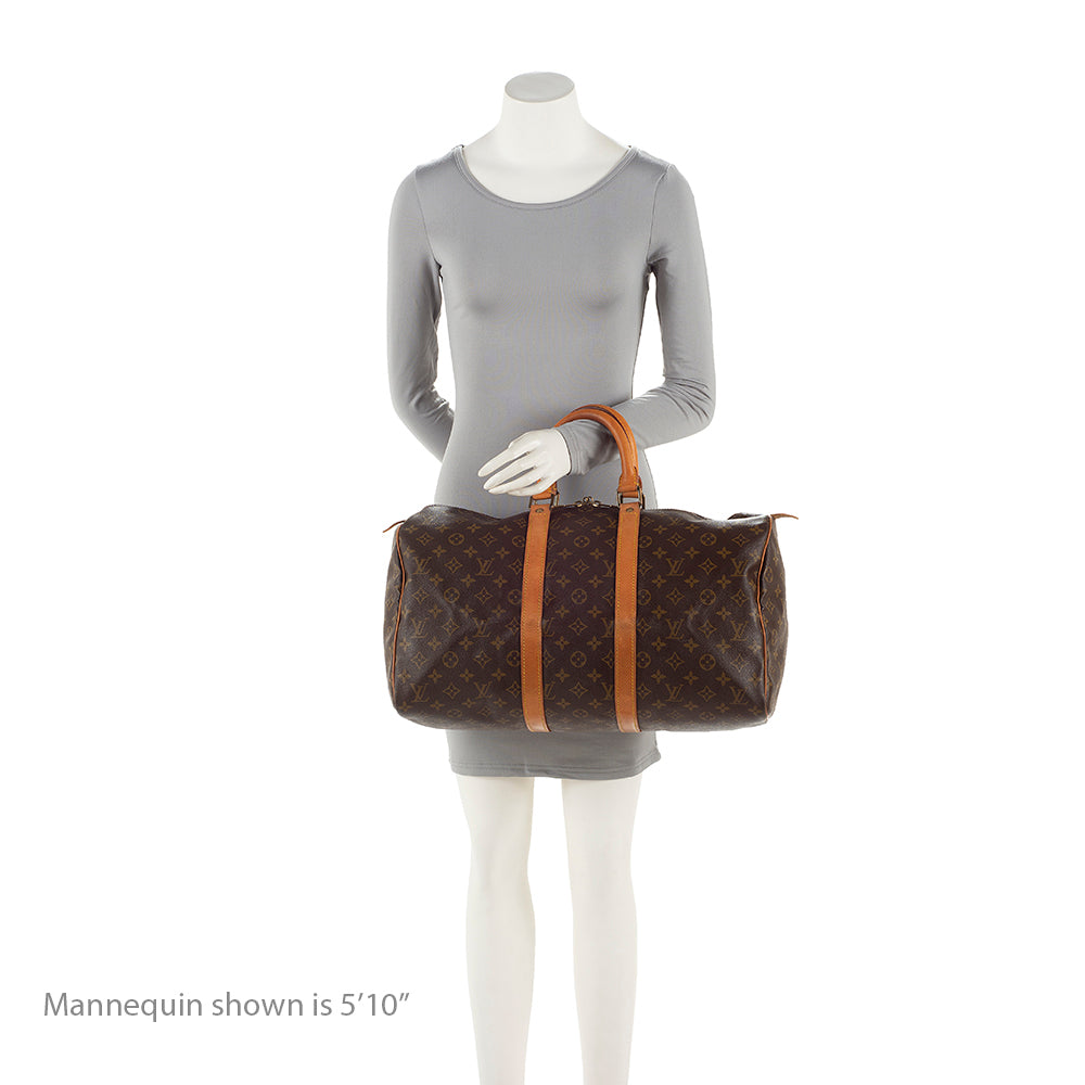Louis Vuitton Vintage Monogram Canvas Keepall 45 Duffle (SHF-LtnCLE)
