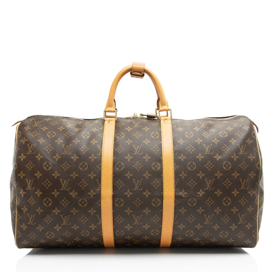 Louis Vuitton Vintage Monogram Canvas Keepall 55 Duffle