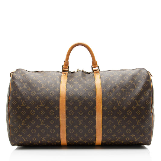 Louis Vuitton Vintage Monogram Canvas Keepall 60 Duffle