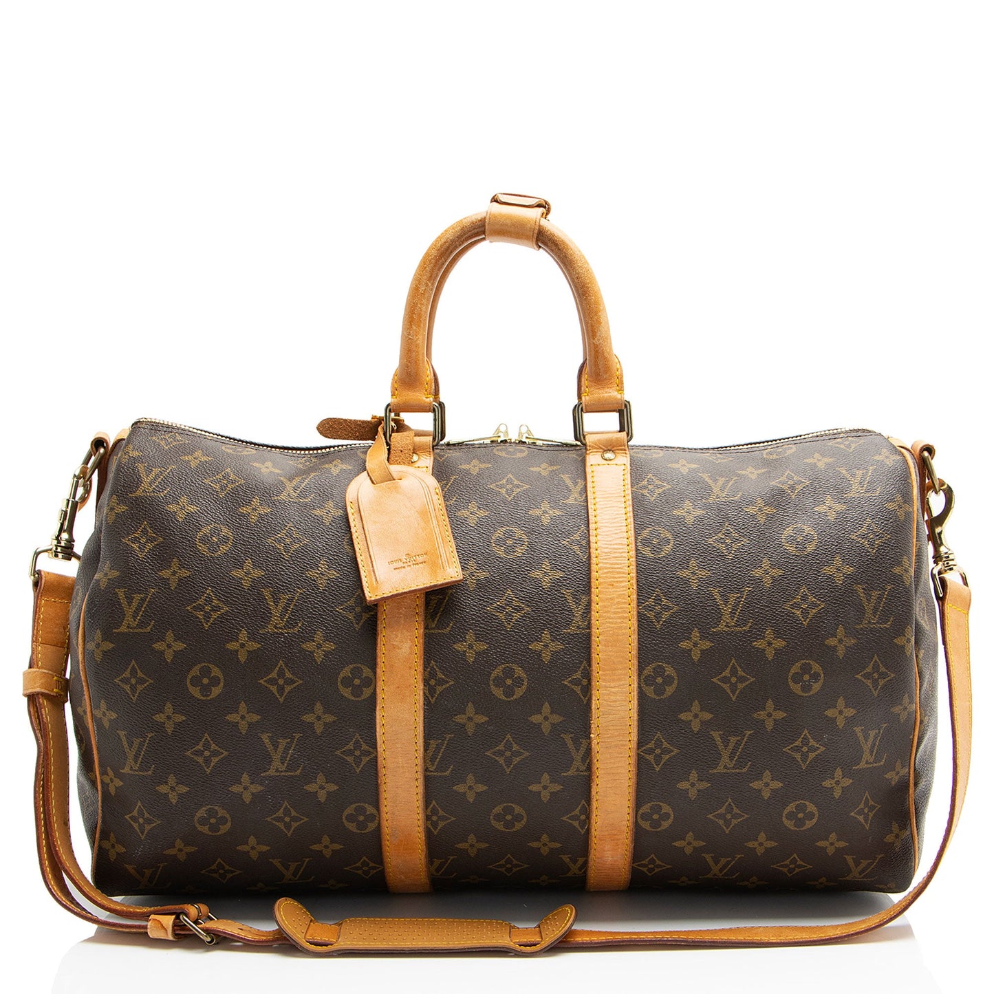 Louis Vuitton Vintage Monogram Canvas Keepall Bandouliere 45 Duffle