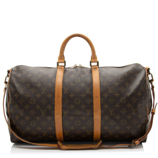 Louis Vuitton Vintage Monogram Canvas Keepall Bandouliere 50 Duffle