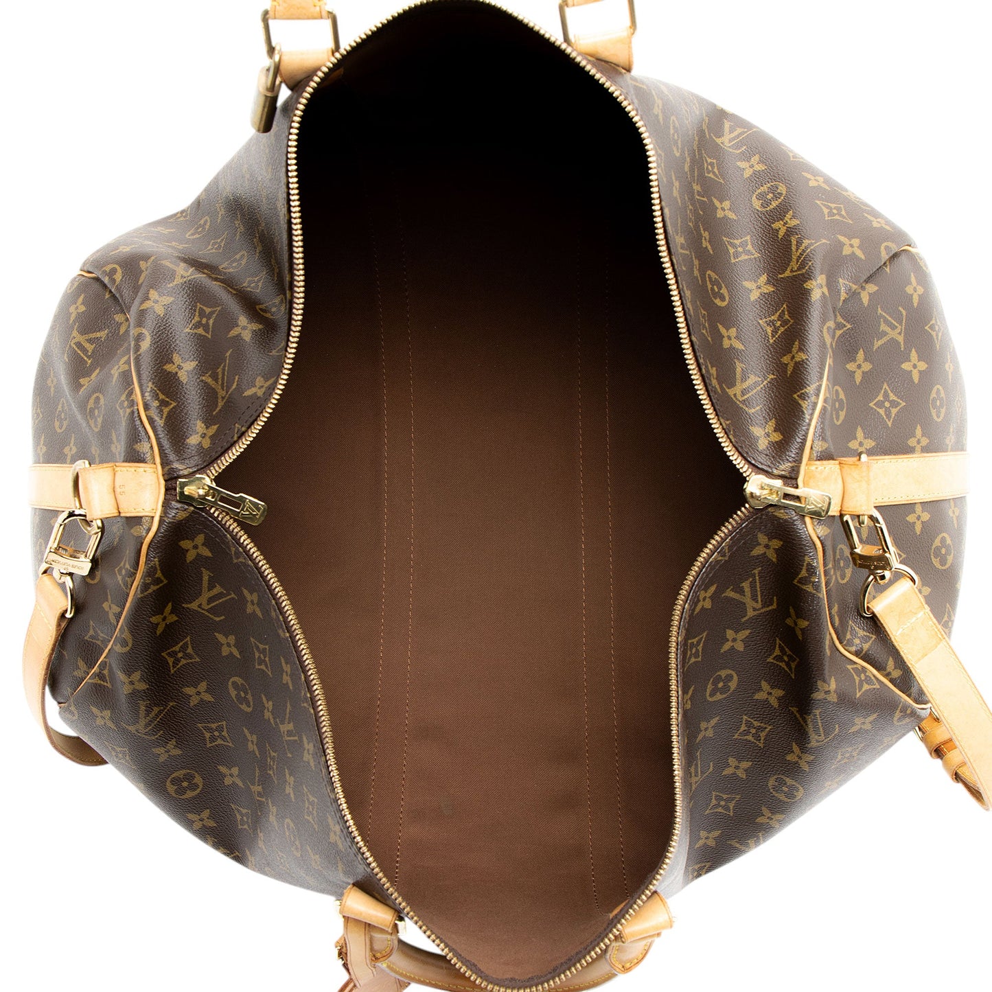 Louis Vuitton Vintage Monogram Canvas Keepall Bandouliere 55 Duffle