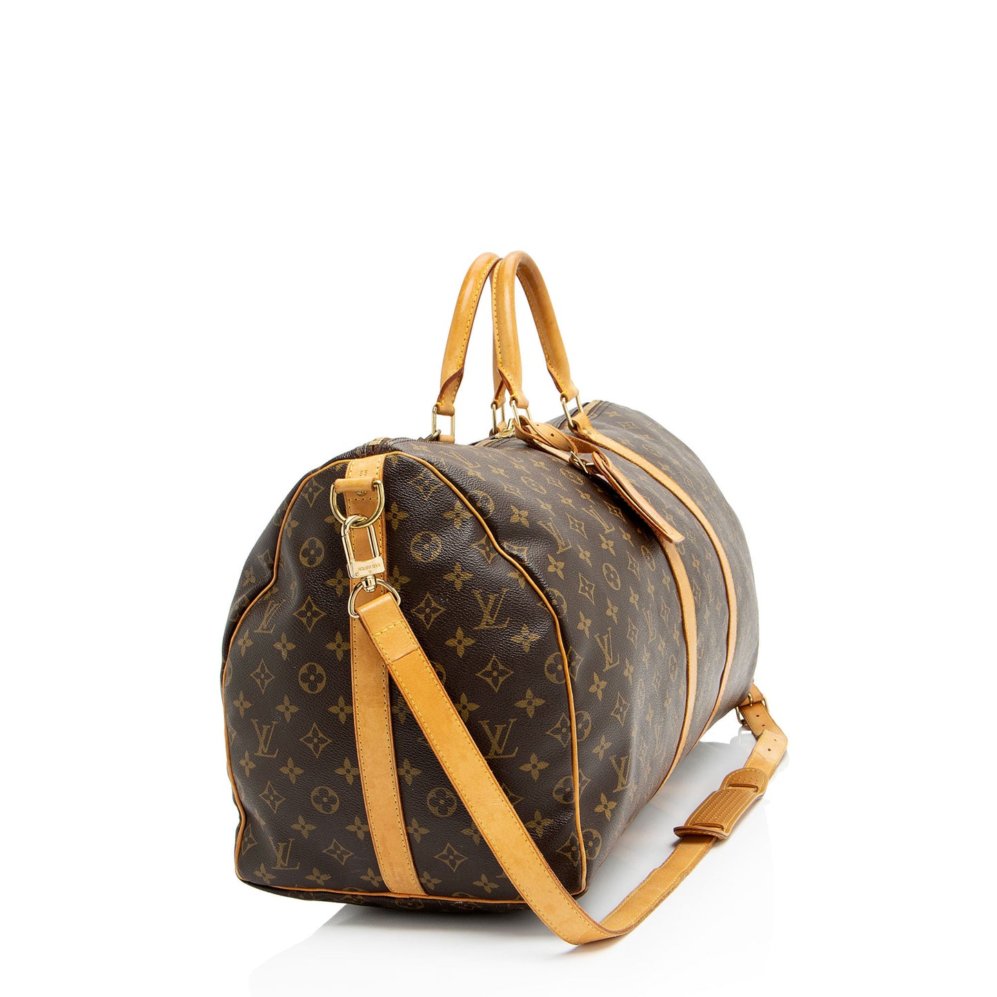 Louis Vuitton Vintage Monogram Canvas Keepall Bandouliere 55 Duffle