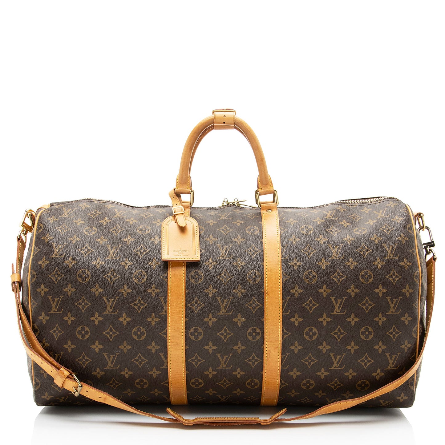 Louis Vuitton Vintage Monogram Canvas Keepall Bandouliere 55 Duffle