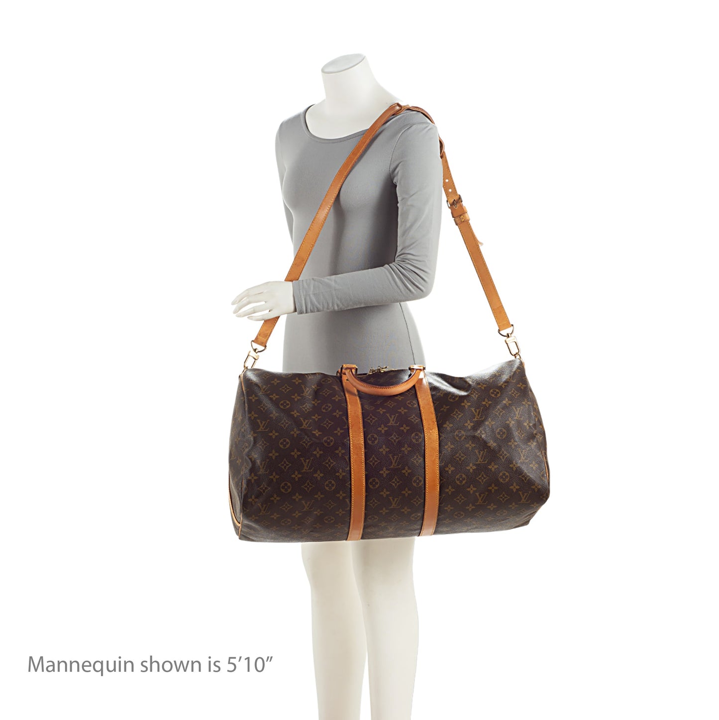 Louis Vuitton Vintage Monogram Canvas Keepall Bandouliere 55 Duffle