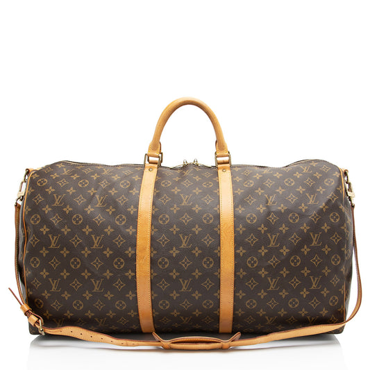 Louis Vuitton Vintage Monogram Canvas Keepall Bandouliere 60 Duffle