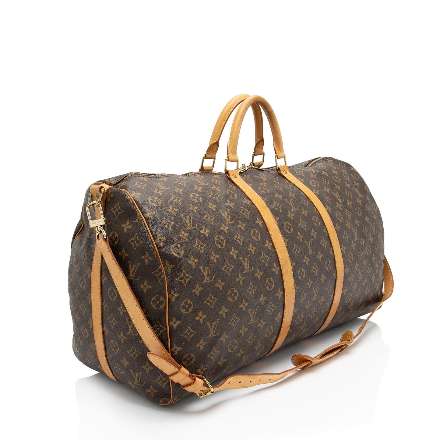 Louis Vuitton Vintage Monogram Canvas Keepall Bandouliere 60 Duffle