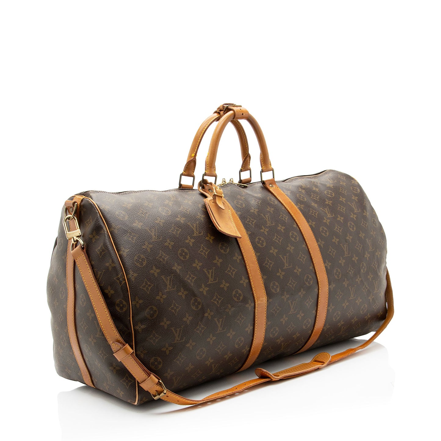 Louis Vuitton Vintage Monogram Canvas Keepall Bandouliere 60 Duffle