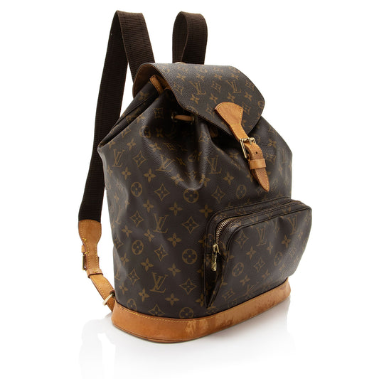 Louis Vuitton Vintage Monogram Canvas Montsouris GM Backpack - FINAL SALE (SHF-e0eHZg)