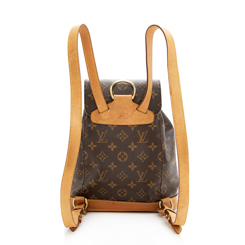 Louis Vuitton Vintage Monogram Canvas Montsouris MM Backpack (SHF-18990)