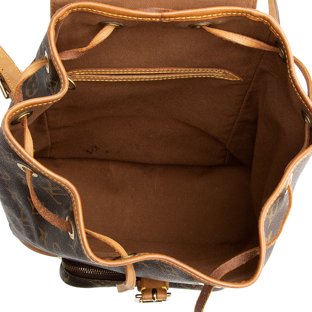 Louis Vuitton Vintage Monogram Canvas Montsouris MM Backpack (SHF-18990)