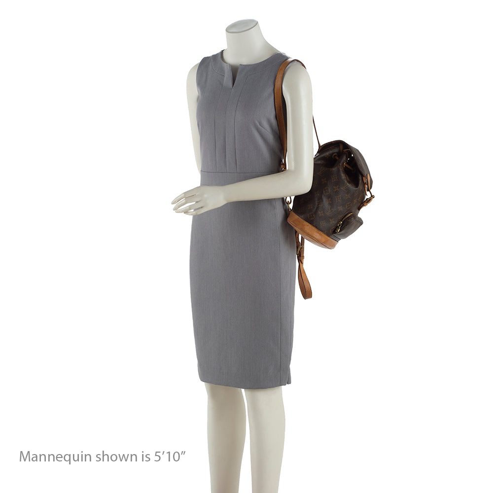 Louis Vuitton Vintage Monogram Canvas Montsouris MM Backpack (SHF-18913)
