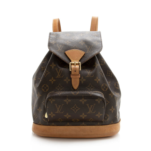 Louis Vuitton Vintage Monogram Canvas Montsouris MM Backpack (SHF-22354)