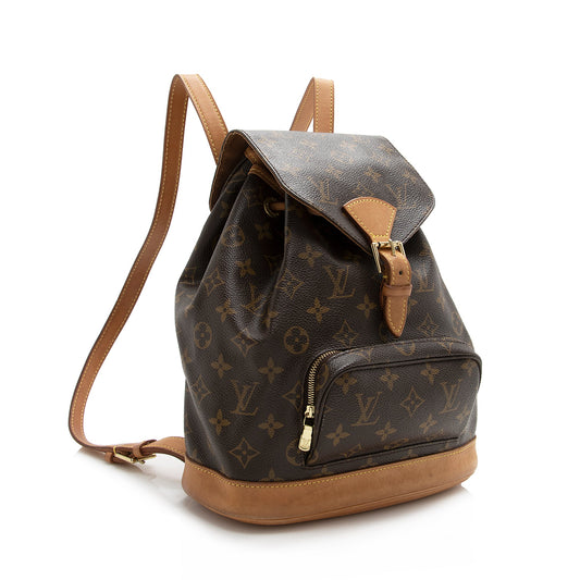 Louis Vuitton Vintage Monogram Canvas Montsouris MM Backpack (SHF-22354)