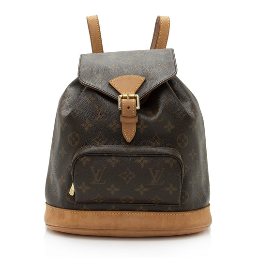 Louis Vuitton Vintage Monogram Canvas Montsouris MM Backpack (SHF-KhKN2W)
