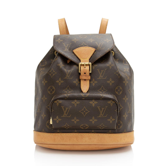 Louis Vuitton Vintage Monogram Canvas Montsouris MM Backpack (SHF-VoIk07)