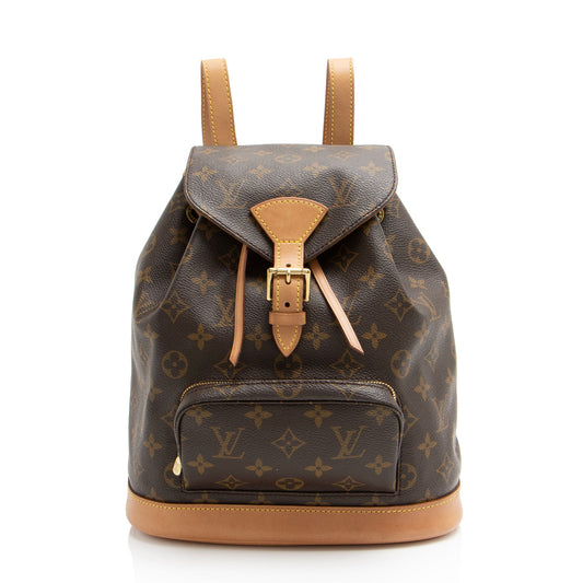 Louis Vuitton Vintage Monogram Canvas Montsouris MM Backpack (SHF-4Ljusr)