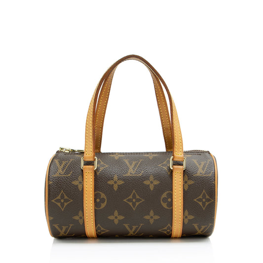 Louis Vuitton Vintage Monogram Canvas Papillon 19 Satchel