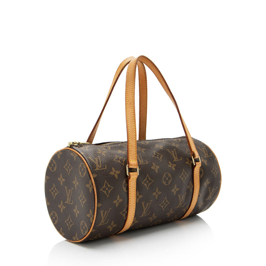 Louis Vuitton Vintage Monogram Canvas Papillon 26 Satchel