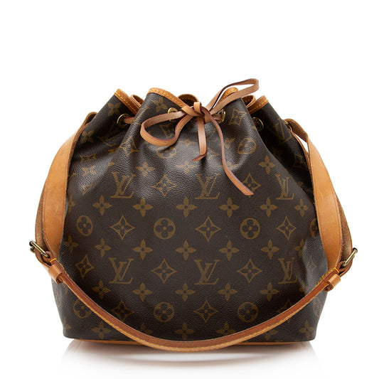 Louis Vuitton Vintage Monogram Canvas Petit Noe Shoulder Bag -  (SHF-xuJqqh)