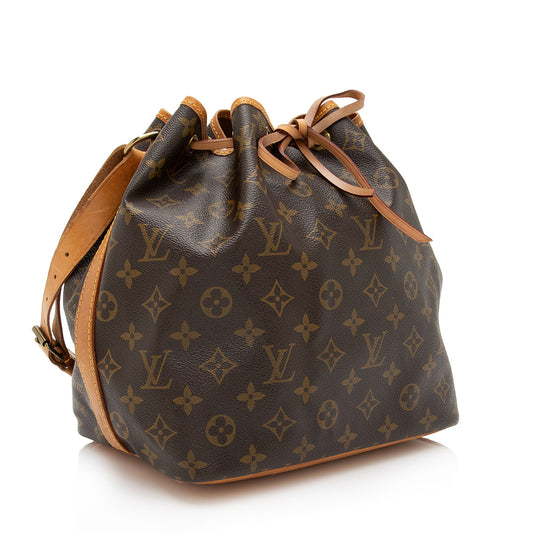 Louis Vuitton Vintage Monogram Canvas Petit Noe Shoulder Bag -  (SHF-xuJqqh)