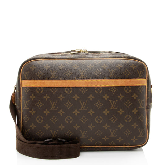 Louis Vuitton Vintage Monogram Canvas Reporter GM Messenger