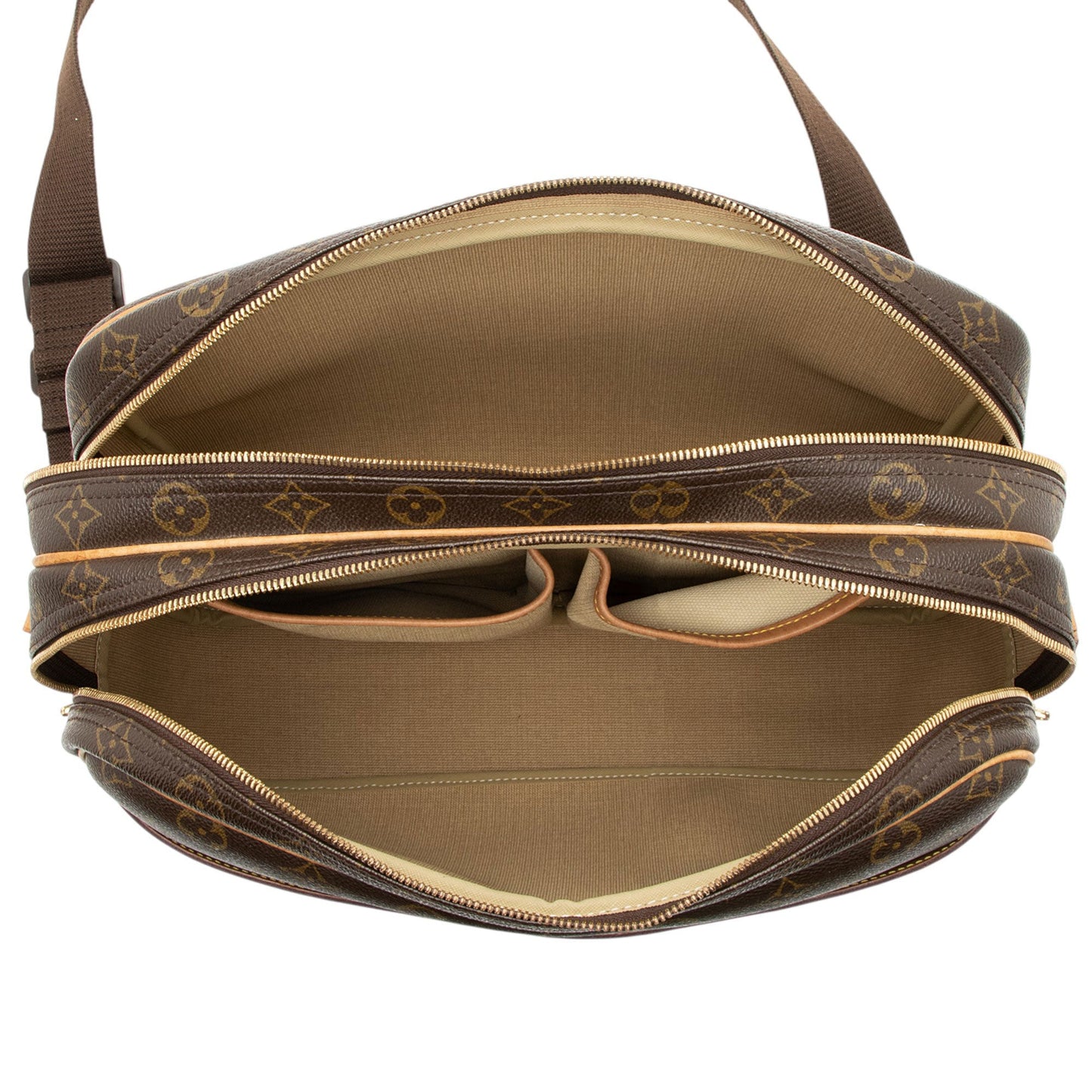 Louis Vuitton Vintage Monogram Canvas Reporter GM Messenger