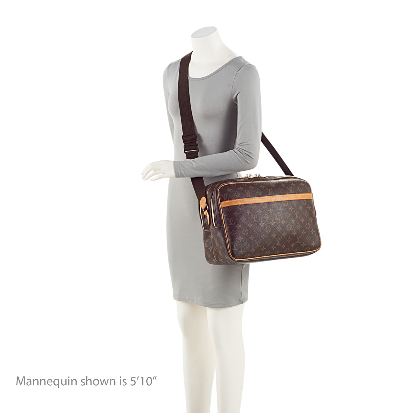 Louis Vuitton Vintage Monogram Canvas Reporter GM Messenger