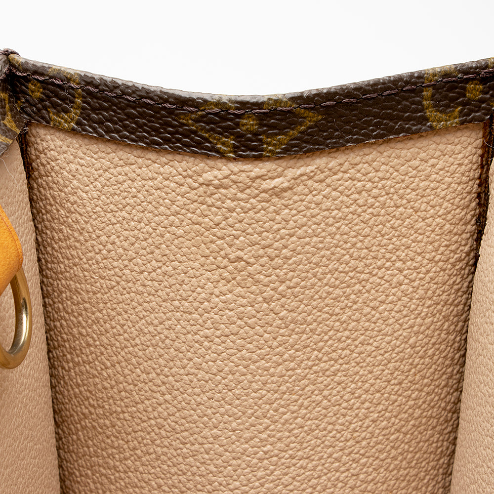 Louis Vuitton Vintage Monogram Canvas Sac Plat Tote (SHF-20209)