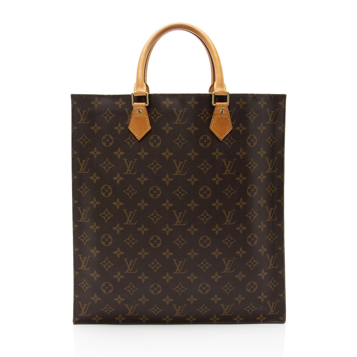 Louis Vuitton Vintage Monogram Canvas Sac Plat Tote (SHF-wc7X4x)