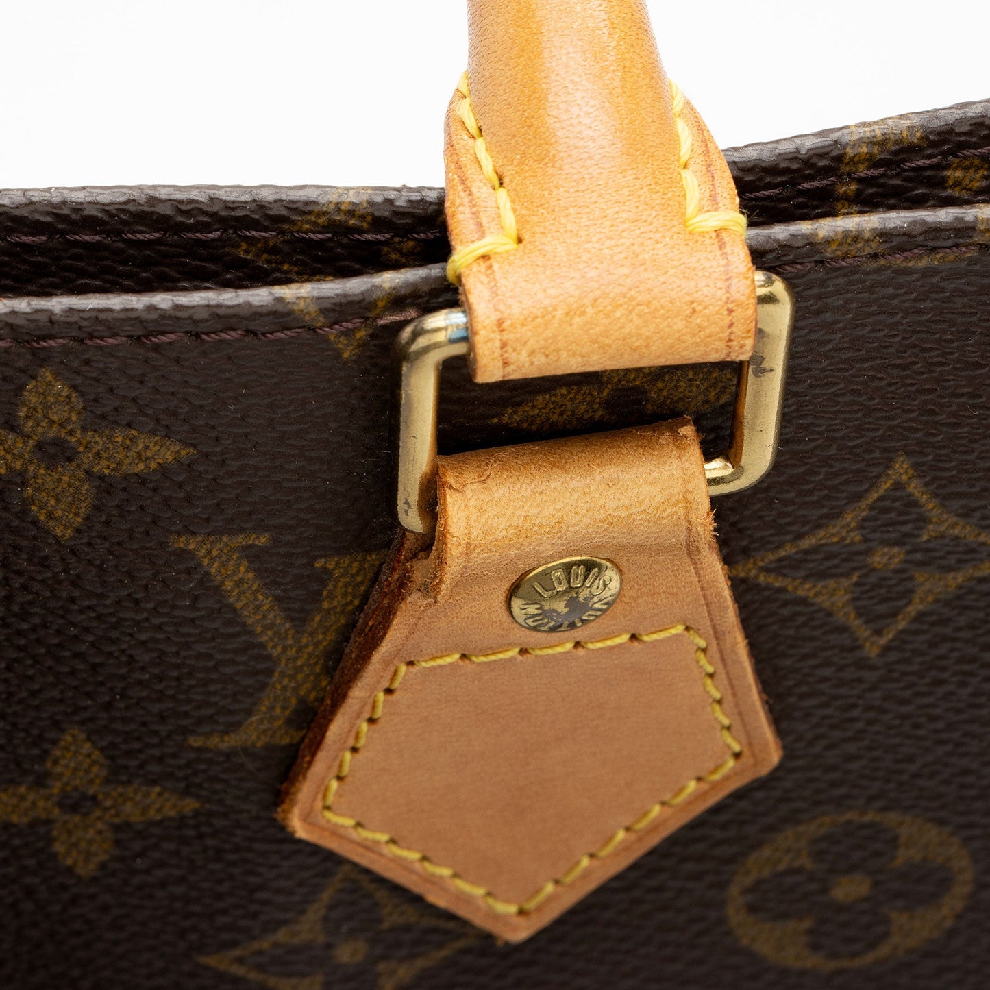 Louis Vuitton Vintage Monogram Canvas Sac Plat Tote (SHF-wc7X4x)