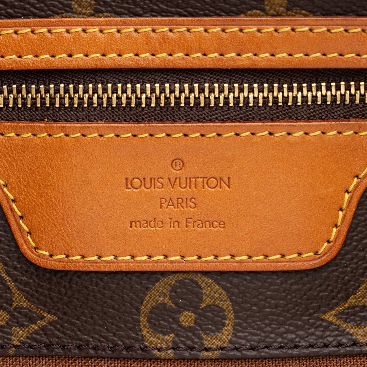 Louis Vuitton Vintage Monogram Canvas Sac Shopping 48 Tote (SHF-JstH3X)