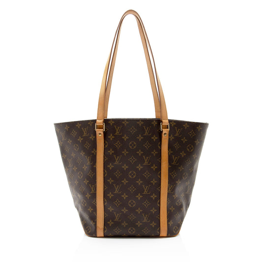 Louis Vuitton Vintage Monogram Canvas Sac Shopping 48 Tote (SHF-VAnH6a)