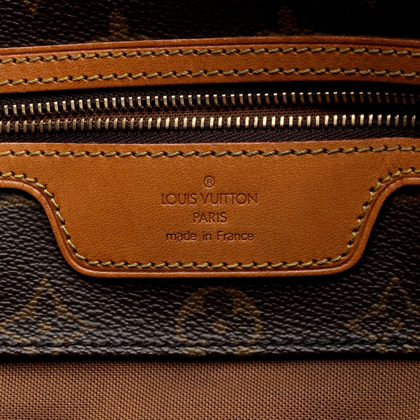 Louis Vuitton Vintage Monogram Canvas Sac Shopping 48 Tote (SHF-VAnH6a)