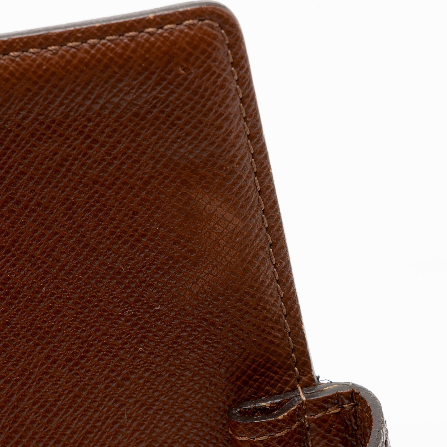 Louis Vuitton Vintage Monogram Canvas Small Ring Agenda Cover (SHF-wA1Hli)