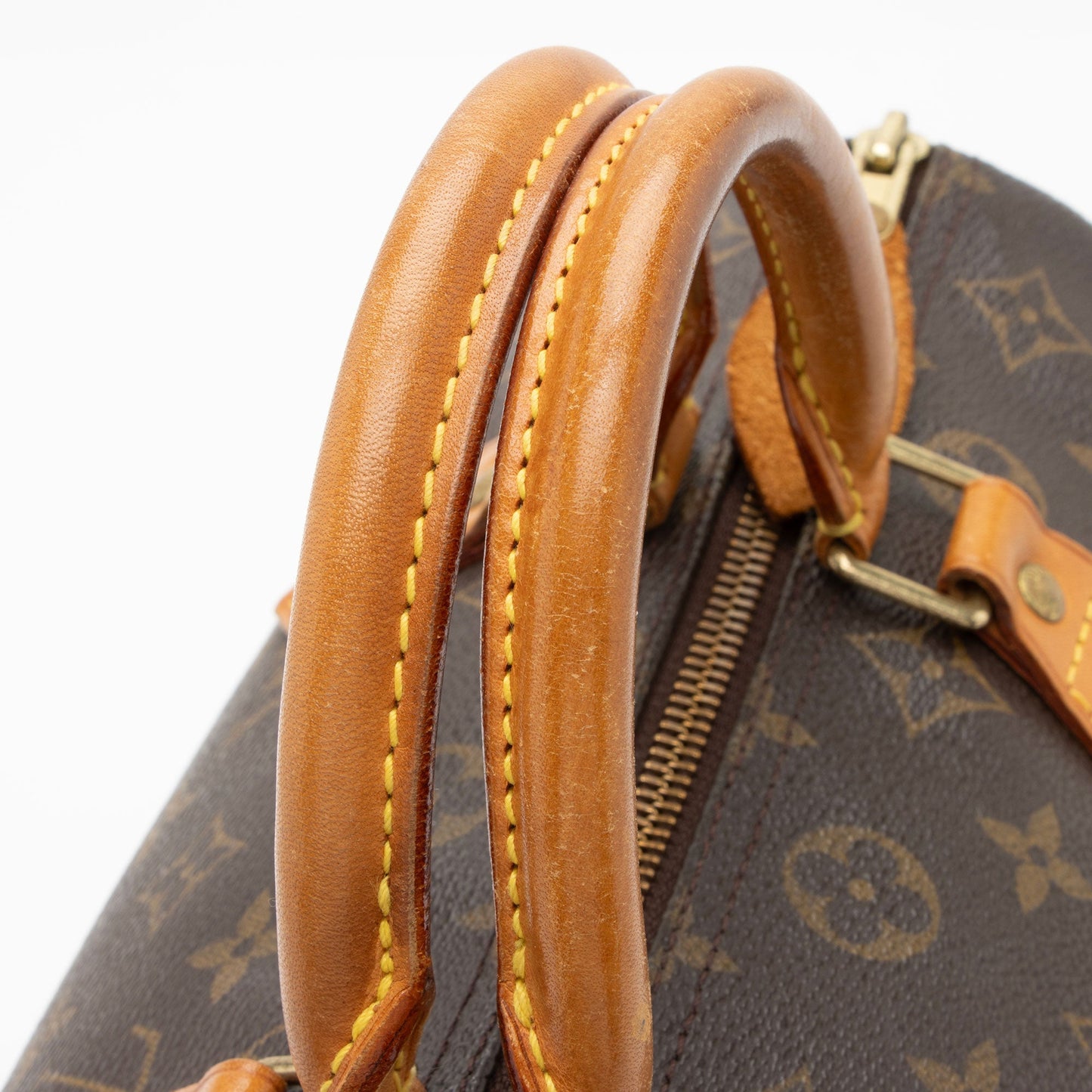 Louis Vuitton Vintage Monogram Canvas Speedy 30 Satchel (SHF-Owe8gC)