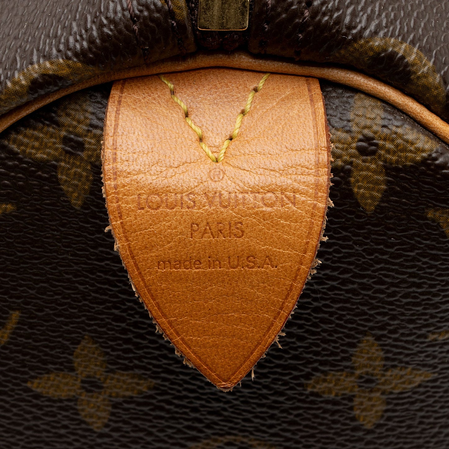 Louis Vuitton Vintage Monogram Canvas Speedy 30 Satchel