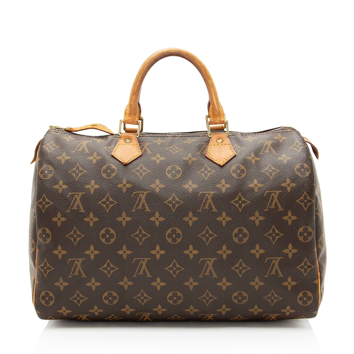 Louis Vuitton Vintage Monogram Canvas Speedy 35 Satchel