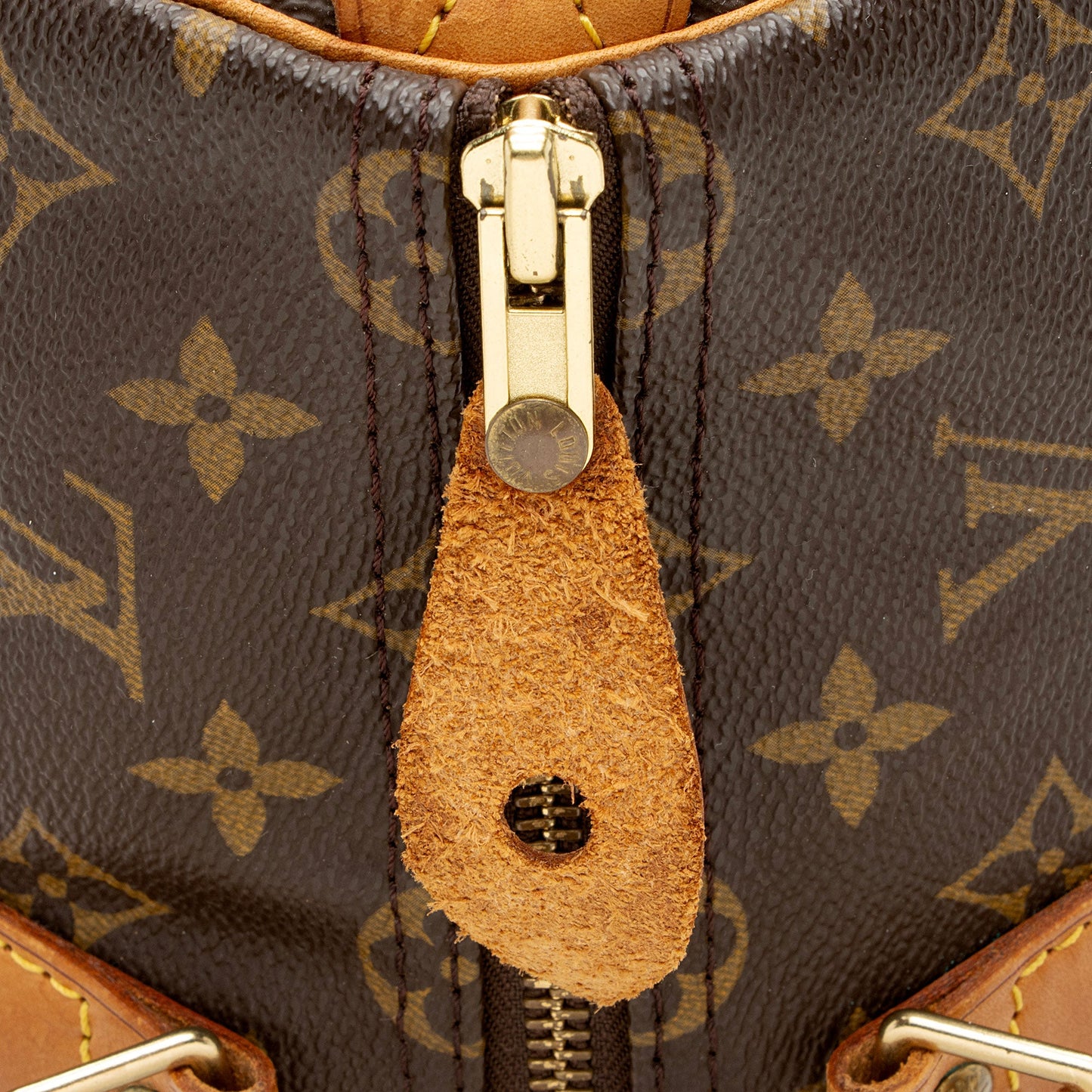 Louis Vuitton Vintage Monogram Canvas Speedy 35 Satchel