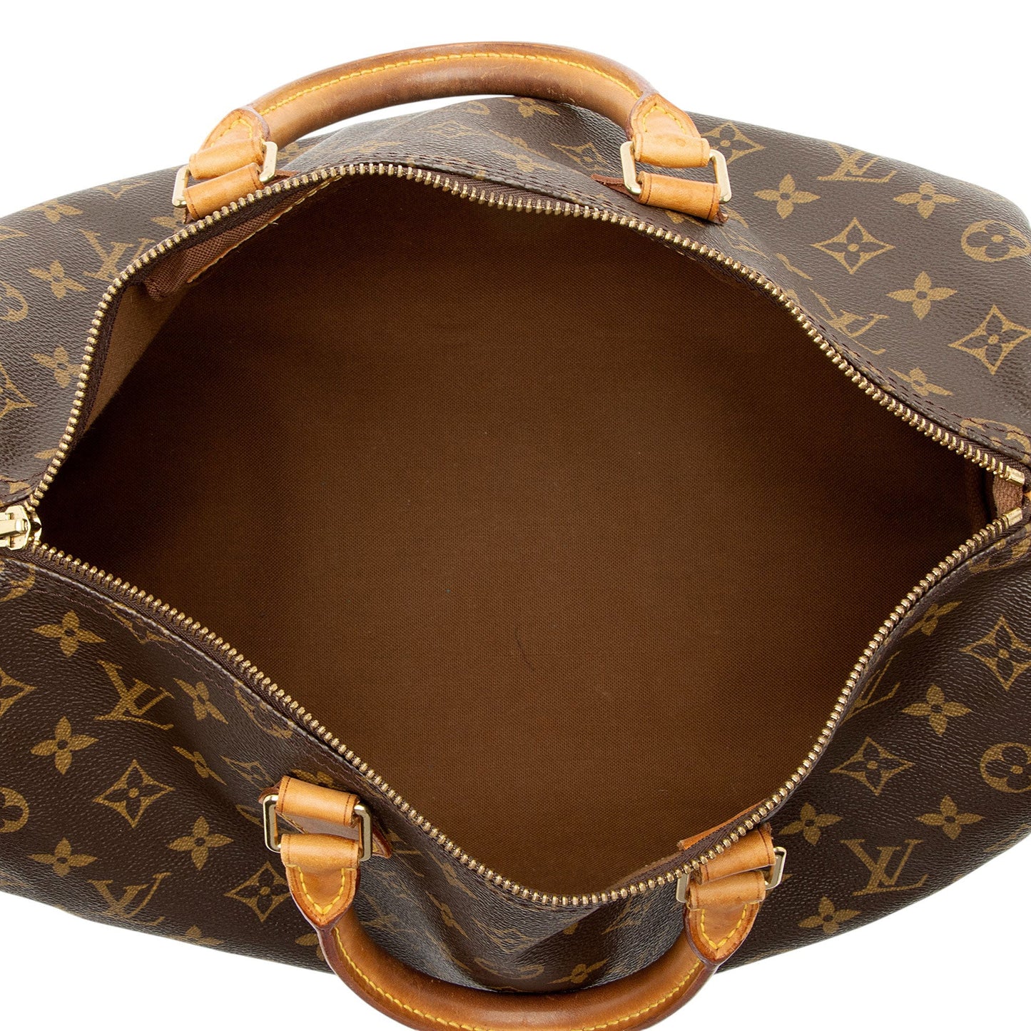 Louis Vuitton Vintage Monogram Canvas Speedy 35 Satchel
