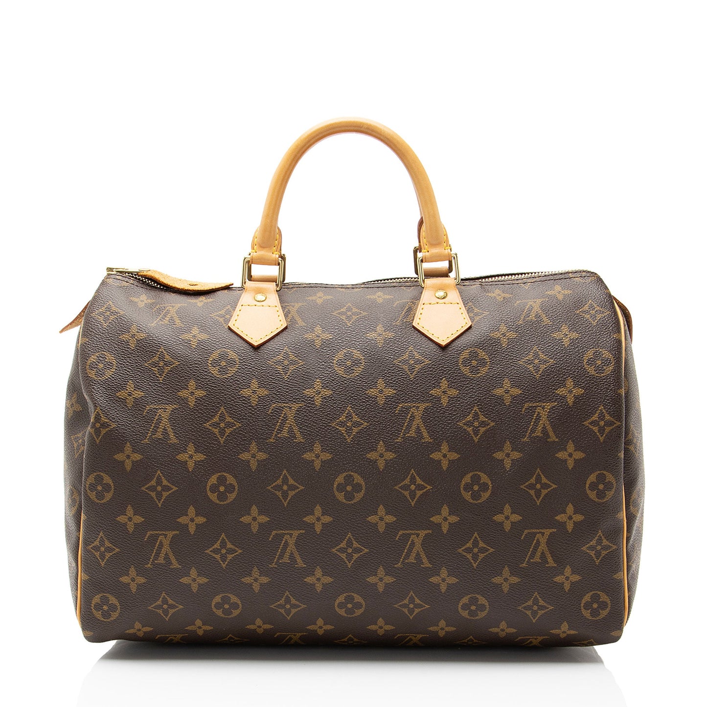 Louis Vuitton Vintage Monogram Canvas Speedy 35 Satchel
