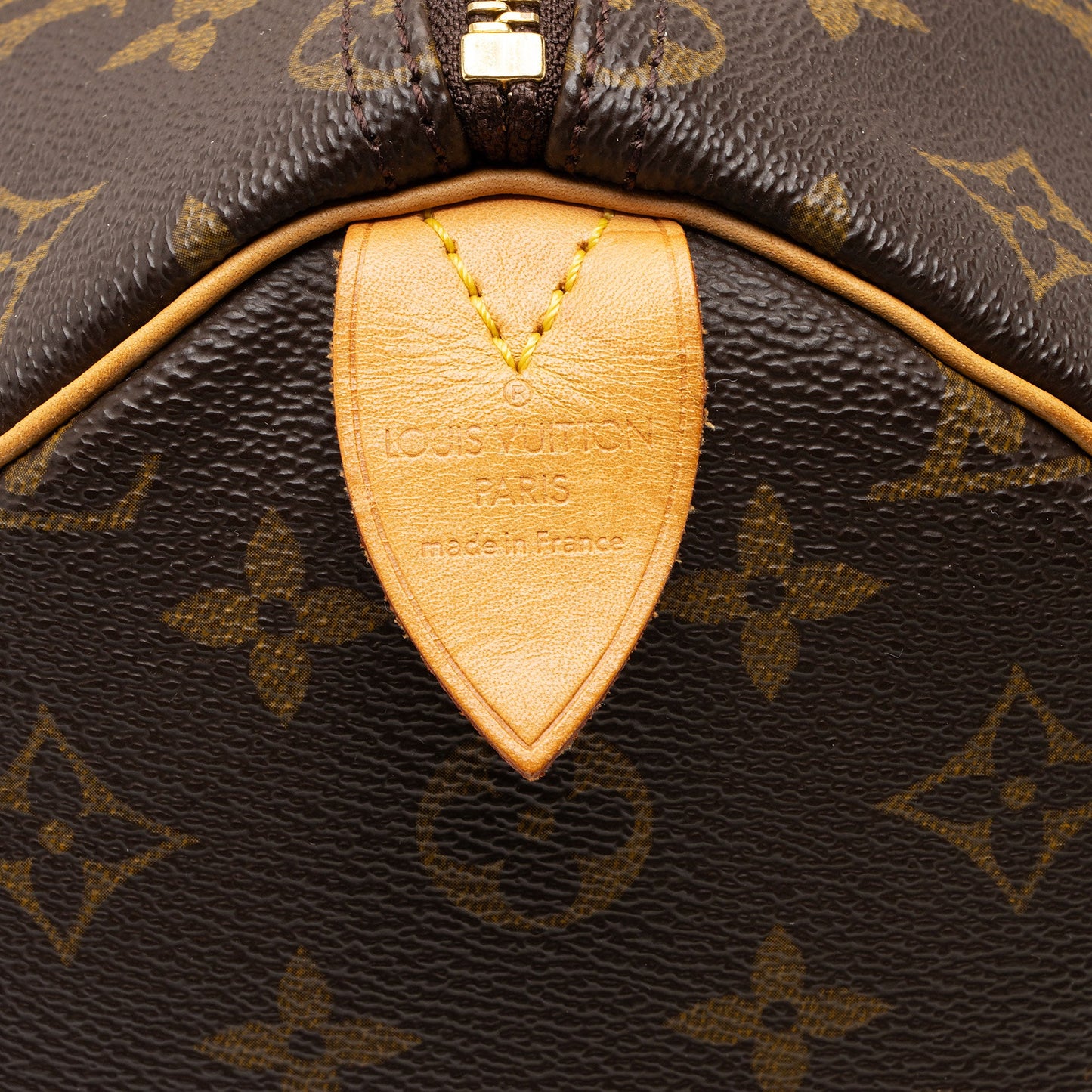 Louis Vuitton Vintage Monogram Canvas Speedy 35 Satchel