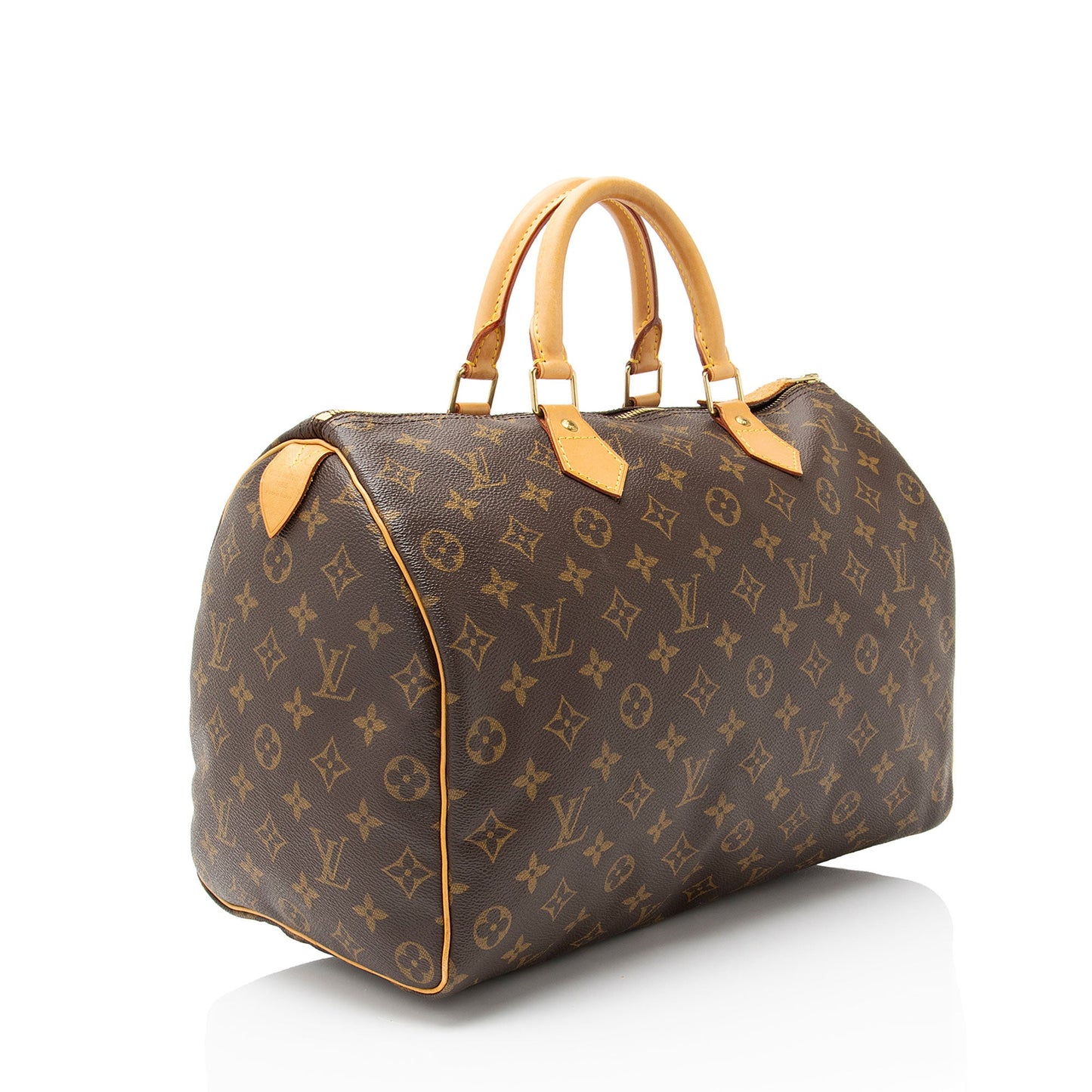 Louis Vuitton Vintage Monogram Canvas Speedy 35 Satchel