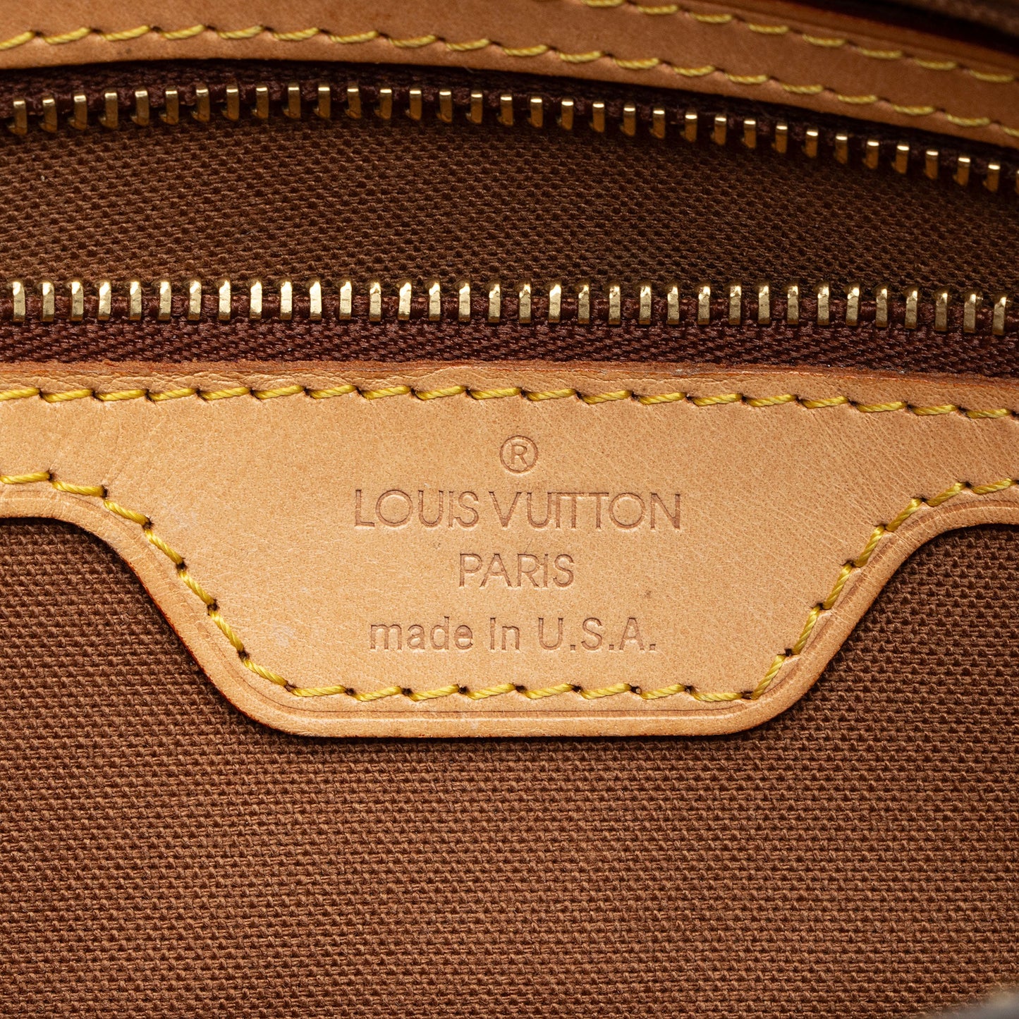 Louis Vuitton Vintage Monogram Canvas Trotteur Shoulder Bag