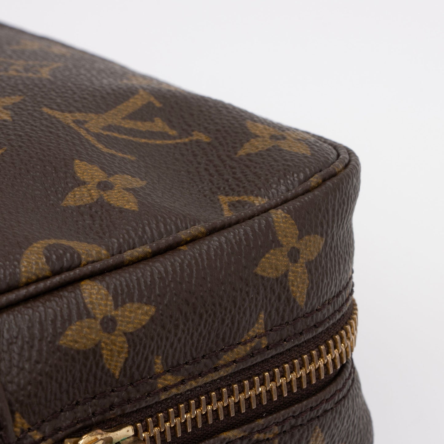 Louis Vuitton Vintage Monogram Canvas Trousse Toiletry Pouch 23 (SHF-3eLnUo)