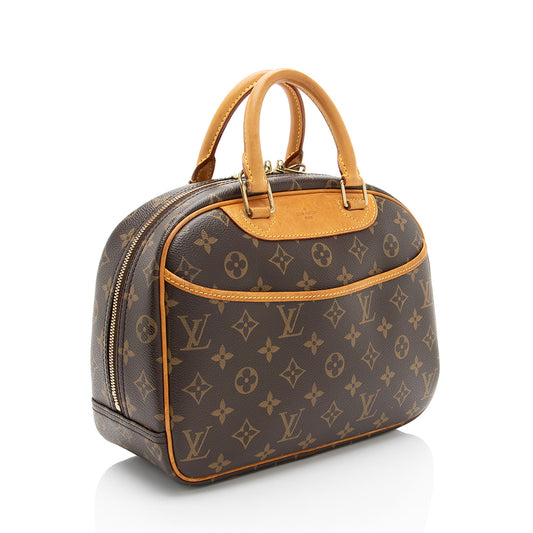 Louis Vuitton Vintage Monogram Canvas Trouville Satchel