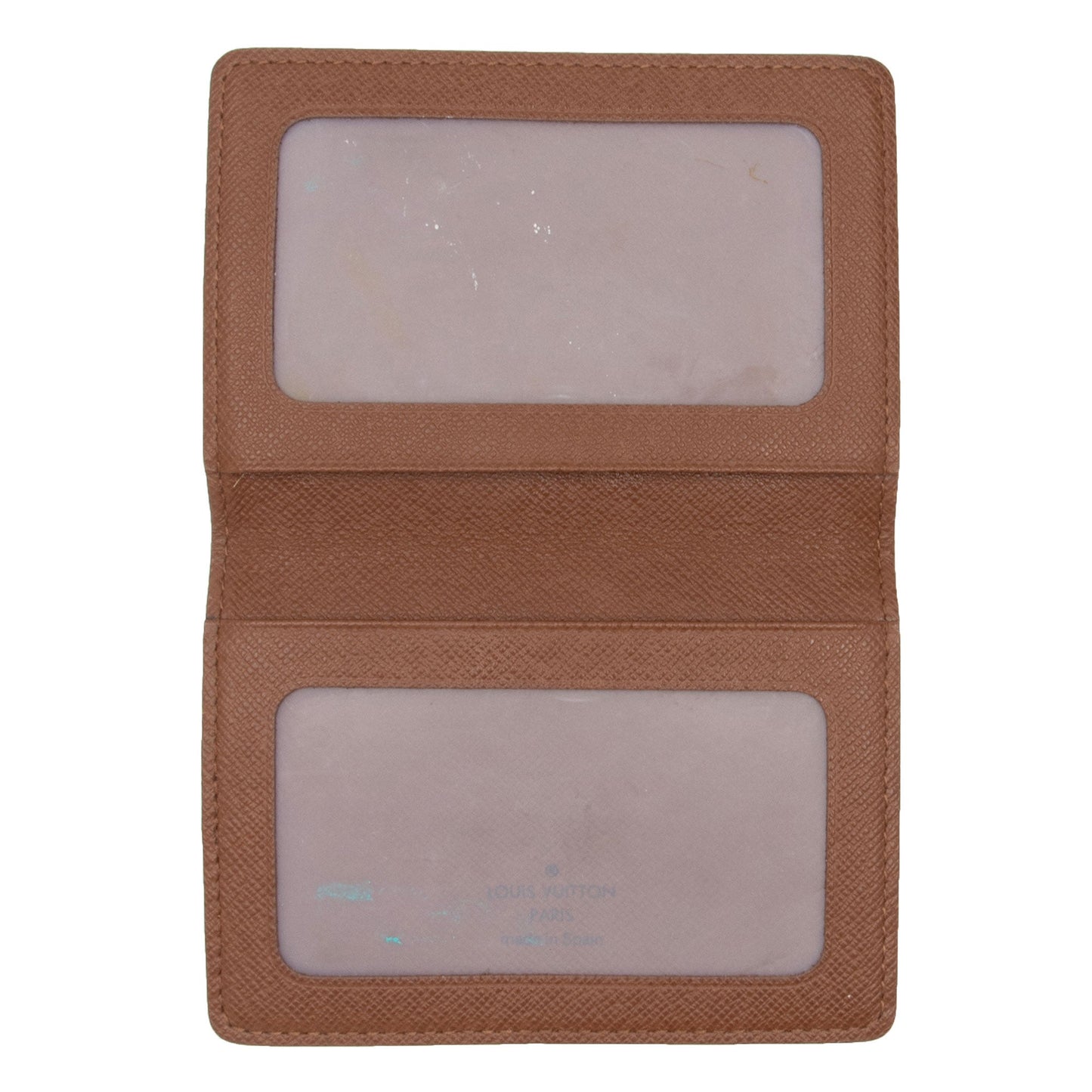 Louis Vuitton Vintage Monogram Canvas Two Card Holder Wallet (SHF-btY53B)