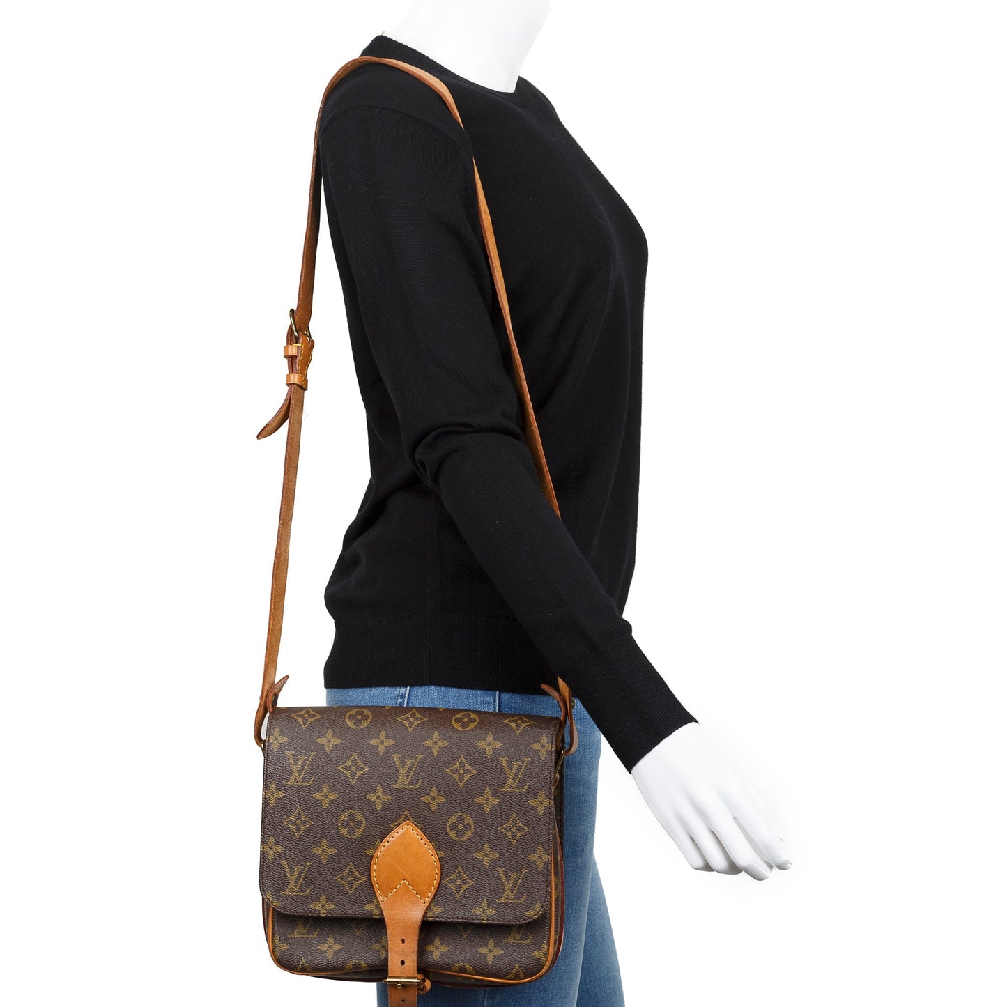Louis Vuitton Vintage Monogram Cartouchiere MM